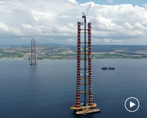 1915çanakkale bridge in turkey will be the world's longest span suspension bridge