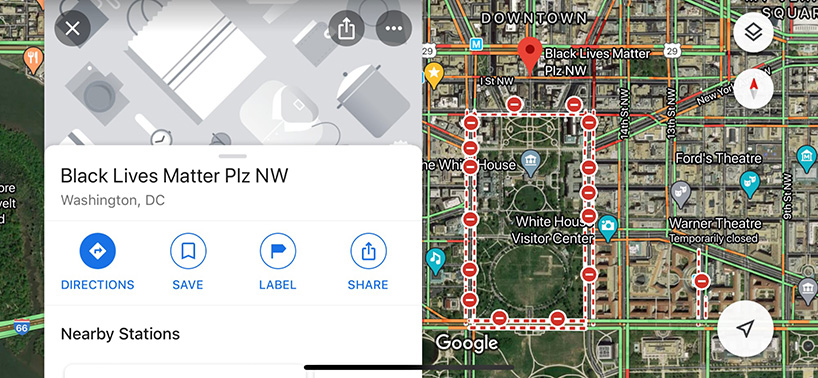apple and google adjust maps & AI assistants in support of black lives matter