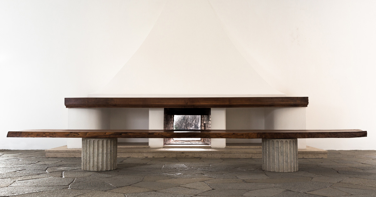 Gagosian Davies Street Exhibits Furniture From The Legendary Italian House Casa Malaparte