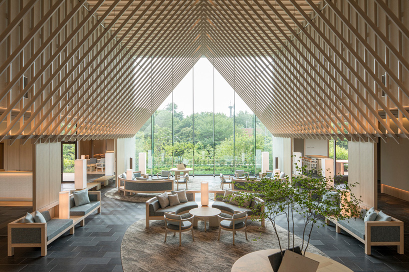 curiosity completes sorano hotel with tent-shaped entrance in tokyo