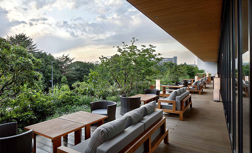 curiosity completes sorano hotel with tent-shaped entrance in tokyo