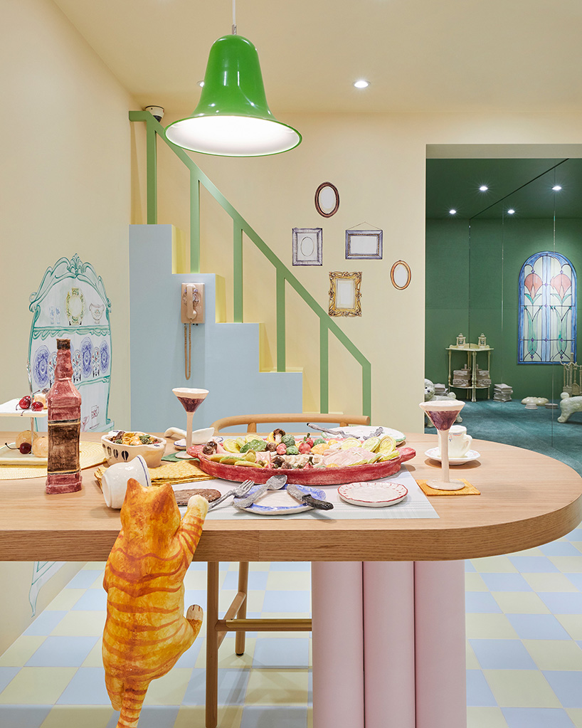 GENTLE MONSTER's dollhouse pop-up store boasts a half-scaled façade