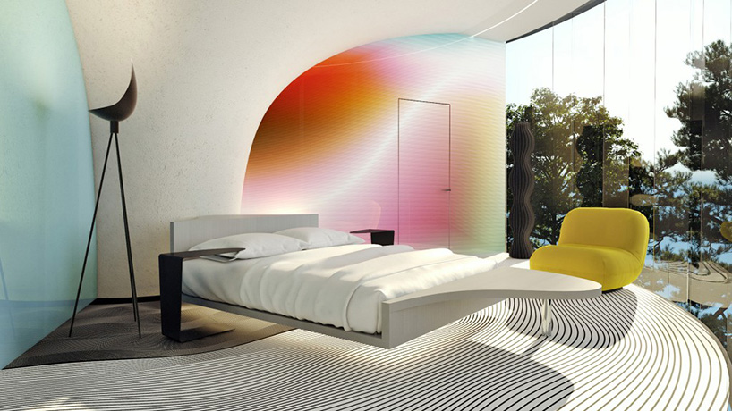 karim rashid dream house is a futuristic yet economical house in the countryside disk house
