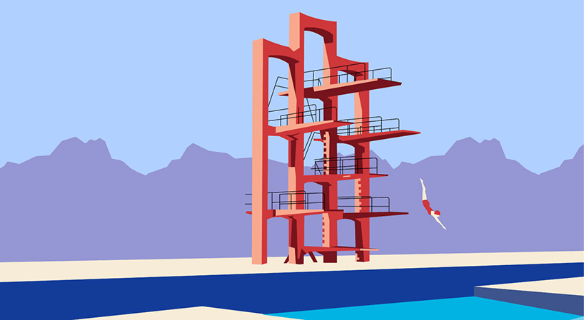 nvard yerkanian illustrates famous soviet modernist architecture in armenia