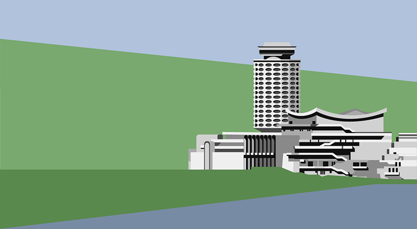 nvard yerkanian illustrates famous soviet modernist architecture in armenia