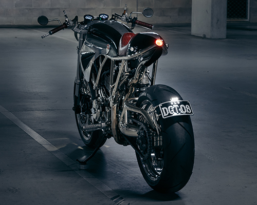 purpose built moto's ducati GT1000 sport classic crowned with spot taillight