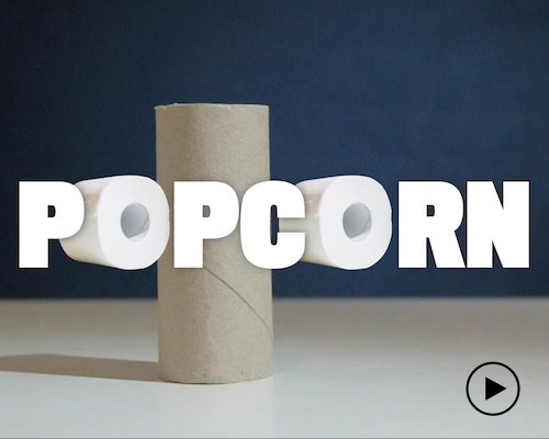 ruben stelli turns toilet paper into a musical instrument to play the popcorn song