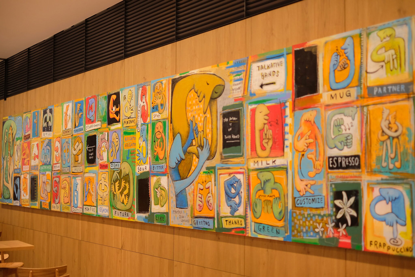 starbucks opens first signing store in japan for the deaf and hard of hearing designboom