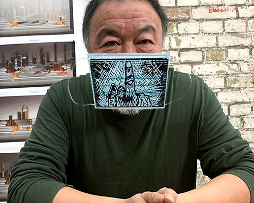 ai weiwei mask charity initiative raises over $1.4 million dollars in a month