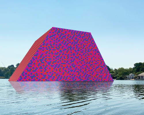 christo's floating 'london mastaba' sculpture to be recreated in augmented reality