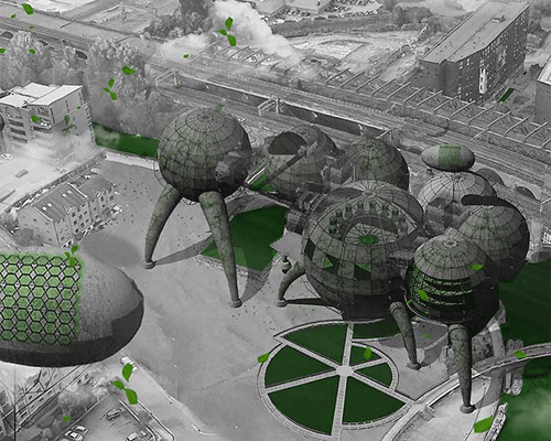laboratory facility proposal in the UK explores bio-material potential in urban development