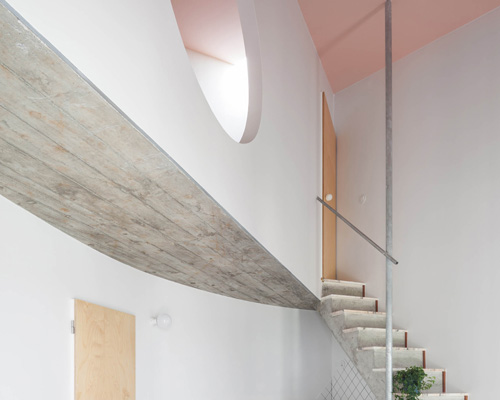 clashing geometries define fala atelier's 'six houses and a garden' project in porto