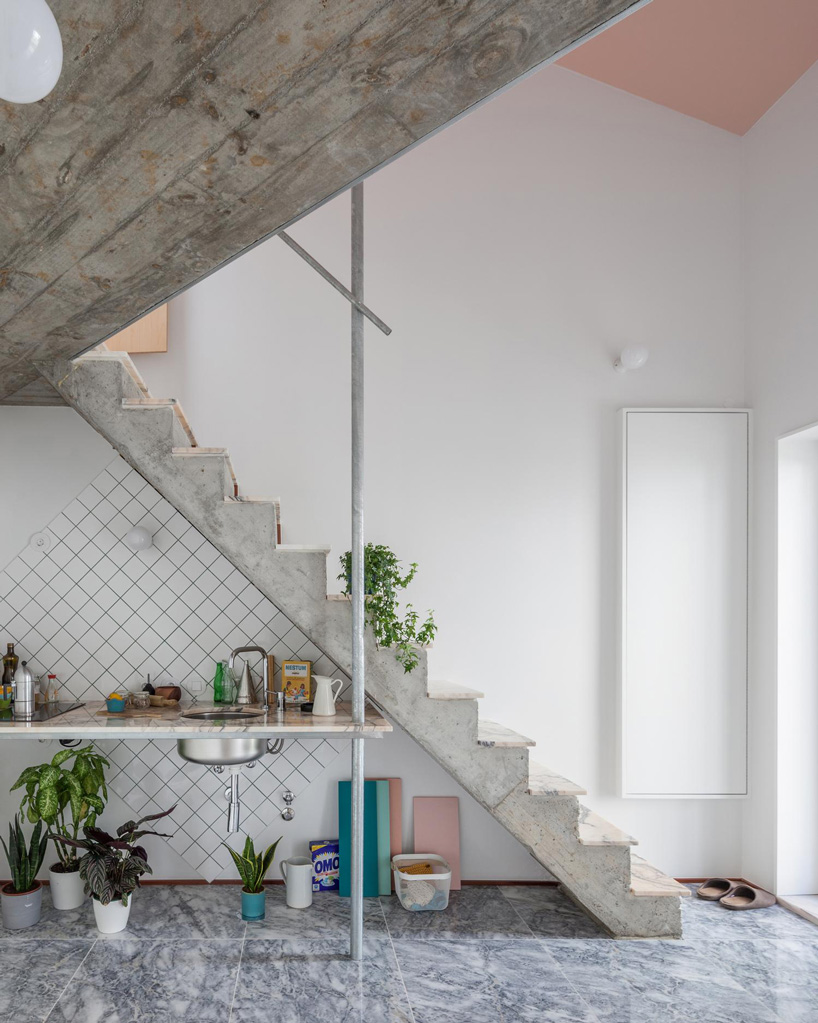 clashing geometries define fala atelier's 'six houses and a garden' project in porto