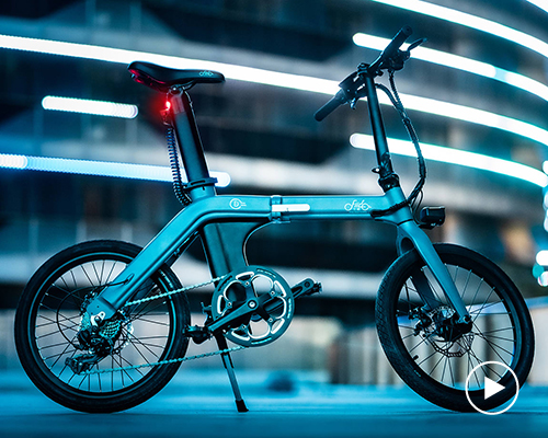 fiido D11 urban folding e-bike offers 62 miles of assisted cycling