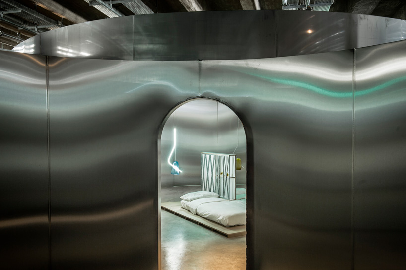 bedroom at fondation martell 'places to be exhibition'