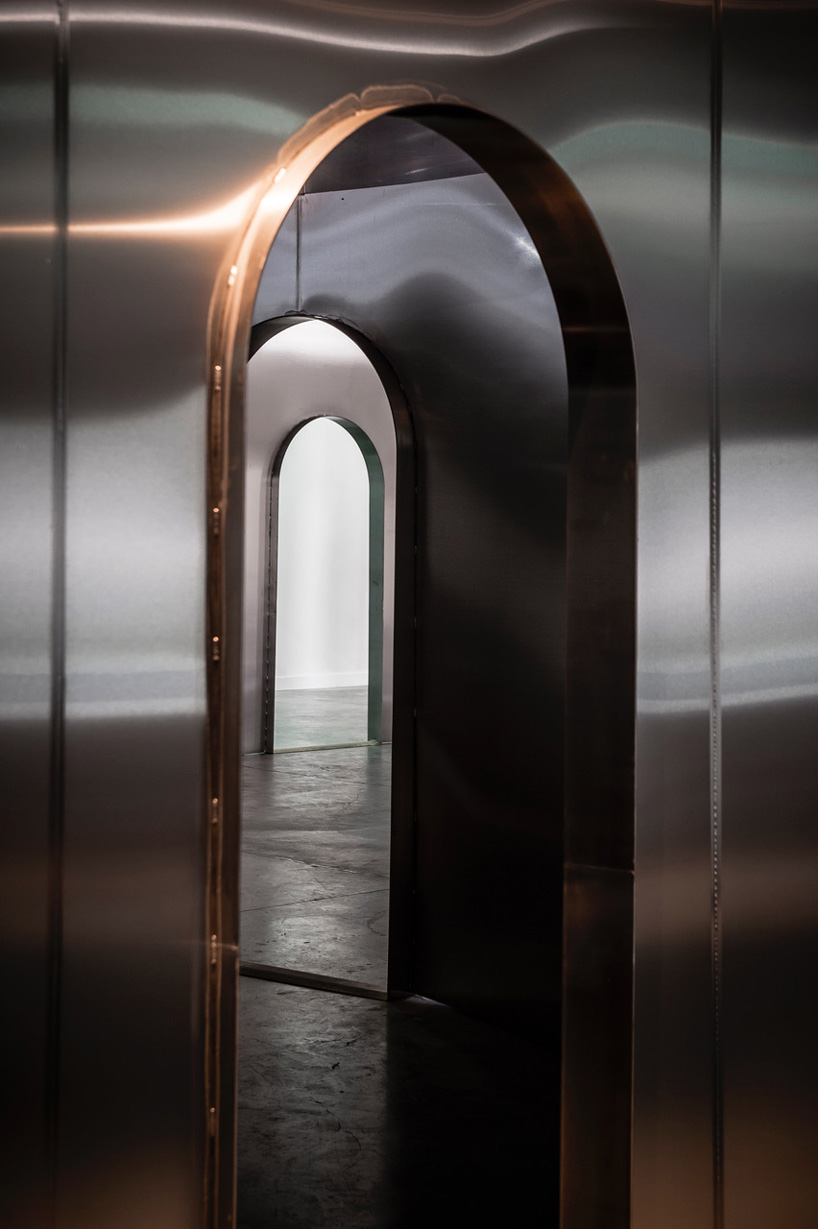 arched passage in 'places to be' exhibition