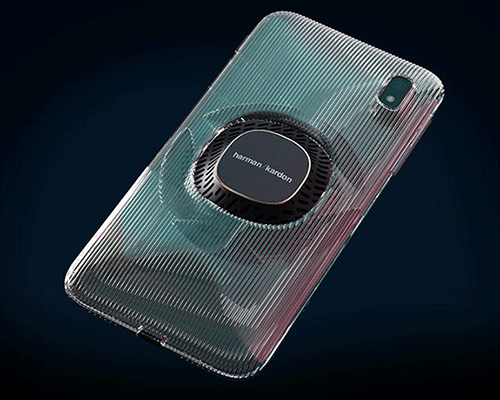 how a mobile phone produced by harman kardon will look like