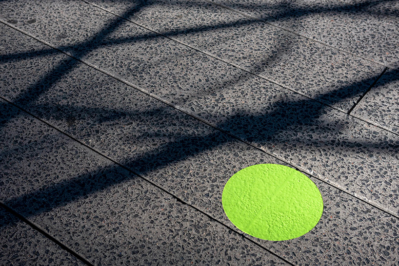 paula scher green circles