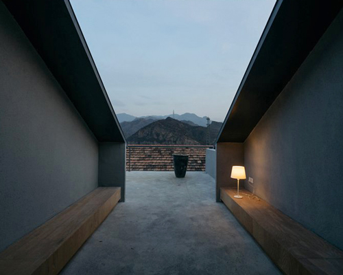 chaoffice frames the mountainous landscape of china for 'house of steps' renovation