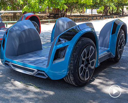 israeli start-up REE automotive develops ultra-flexible EV 'skateboard platform'