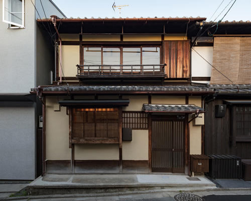 kooo architects renovates traditional machiya house in kyoto with white-hued interiors