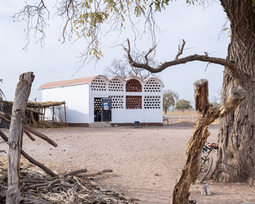 manuel herz and magueye ba develop senegal school building from brick test façade