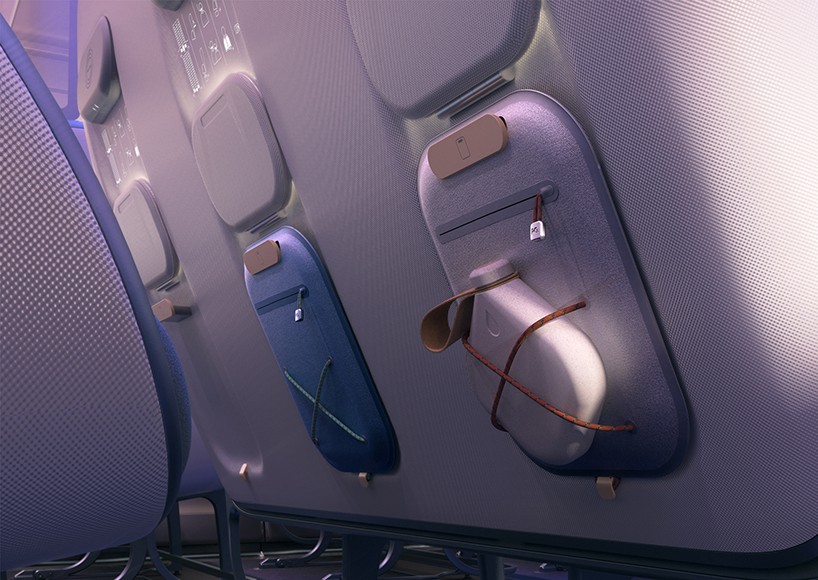 priestmangoode pure skies cabin design is their vision of tomorrow's air travel airplane cabin design
