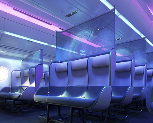 priestmangoode's pure skies cabin design is their vision of tomorrow's air travel