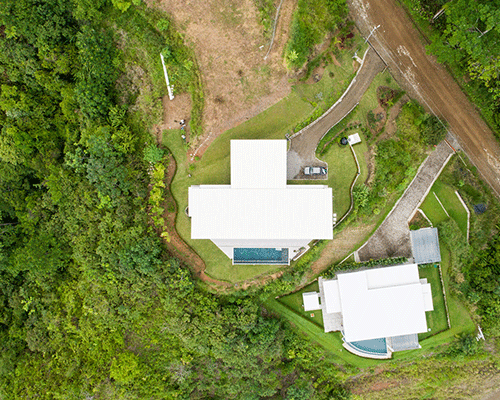 'shutter' house frames unobstructed natural views of central costa rica