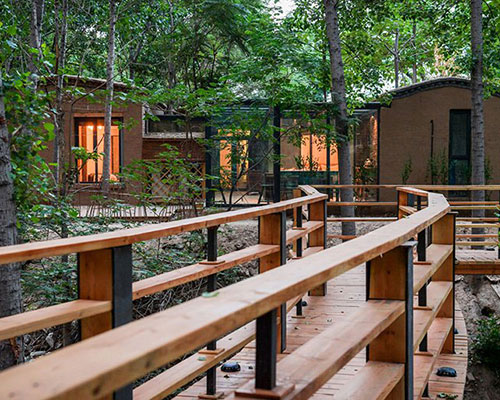 small hotel complex design revitalizes abandoned village in northern china