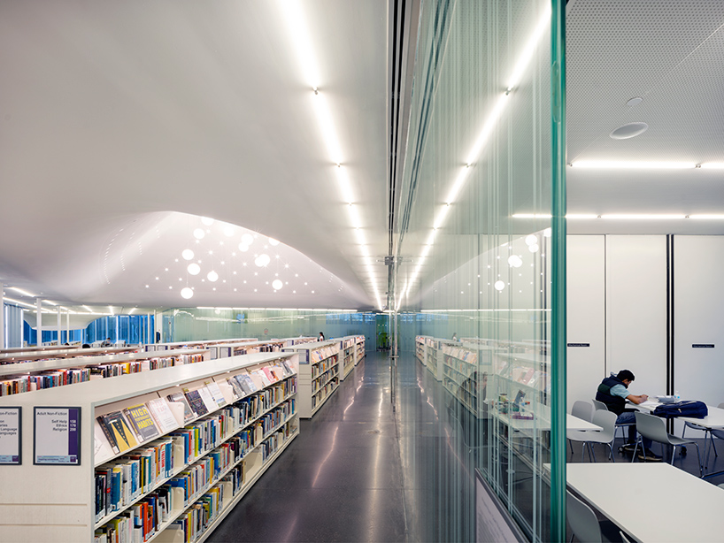 RDHA tops its springdale library in ontario with a fluid, undulating topography - 11