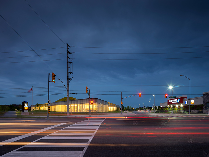 RDHA tops its springdale library in ontario with a fluid, undulating topography - 14