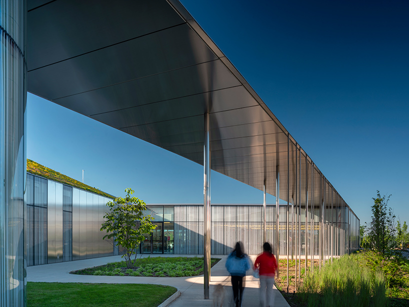 RDHA tops its springdale library in ontario with a fluid, undulating topography - 3