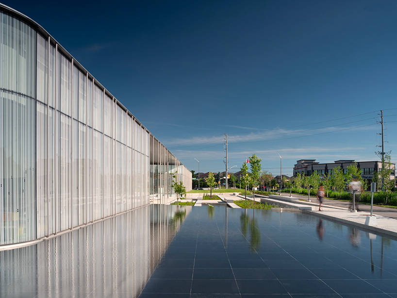 RDHA tops its springdale library in ontario with a fluid, undulating topography - 9