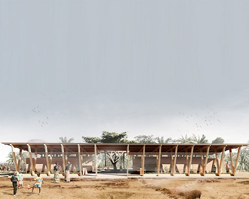 okuma studio combines local materials with modular design for house in tanzania