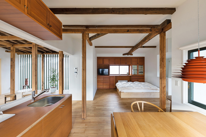 takeshi yamagata architects renovates a 60-year-old wooden house in tokyo designboom