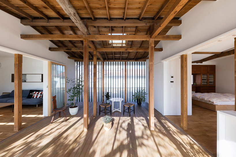 takeshi yamagata architects renovates a 60-year-old wooden house in tokyo designboom