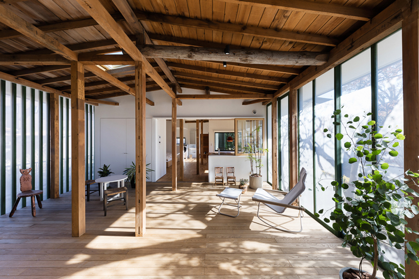 takeshi yamagata architects renovates a 60-year-old wooden house in tokyo designboom