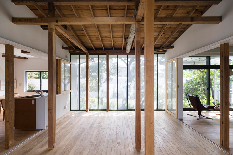 takeshi yamagata architects renovates a 60-year-old wooden house in tokyo designboom