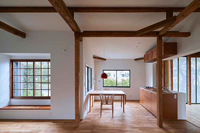 takeshi yamagata architects renovates a 60-year-old wooden house in tokyo designboom