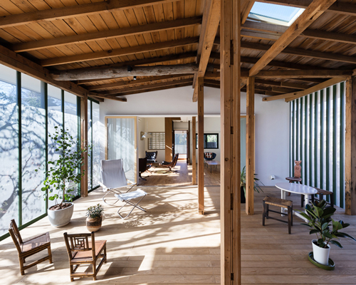 takeshi yamagata architects renovates a 60-year-old wooden house in tokyo