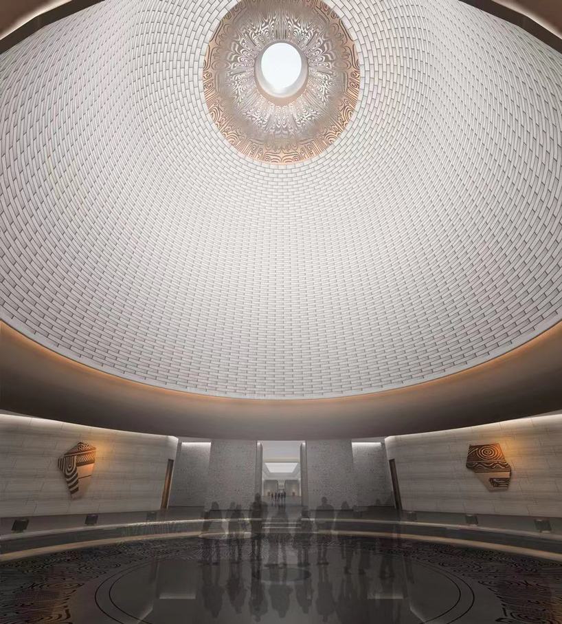 UAD designs 'da yu memorial hall' amid the lush mountains of shaoxing designboom