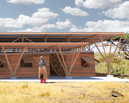 'ukuta wa maisha' is a rammed earth housing proposal for tanzania