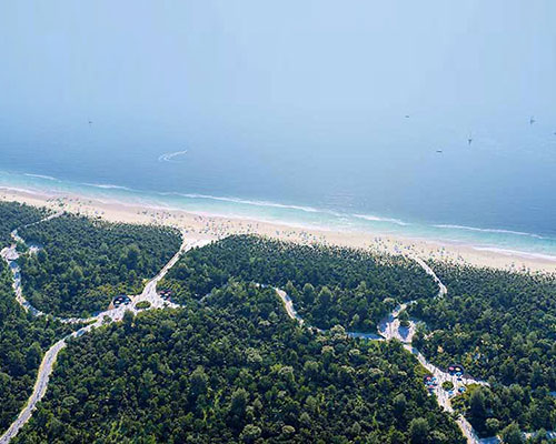 coastal reserve masterplan proposal in china prioritizes typhoon resistance