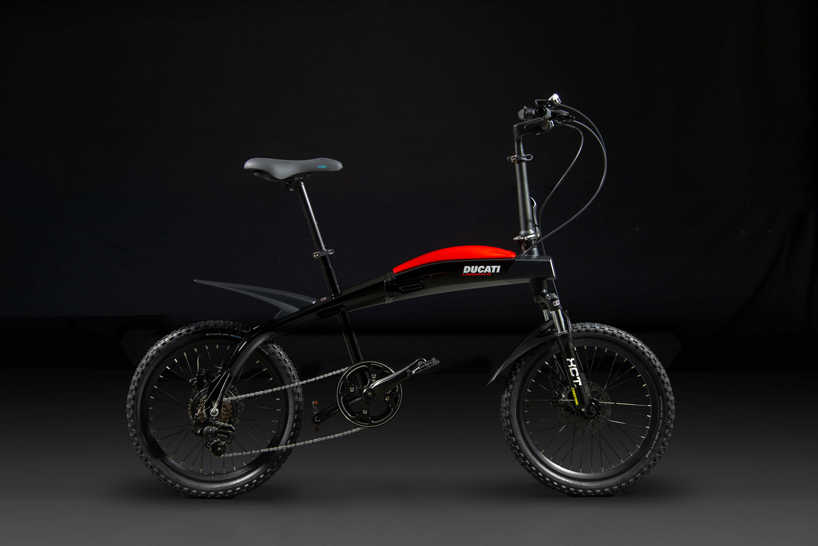 ducati unveils three folding e-bikes with stylish design + maximum comfort designboom