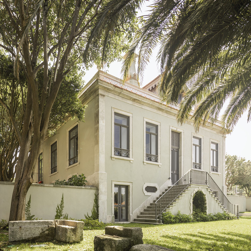 exterior view of the restored existing house
