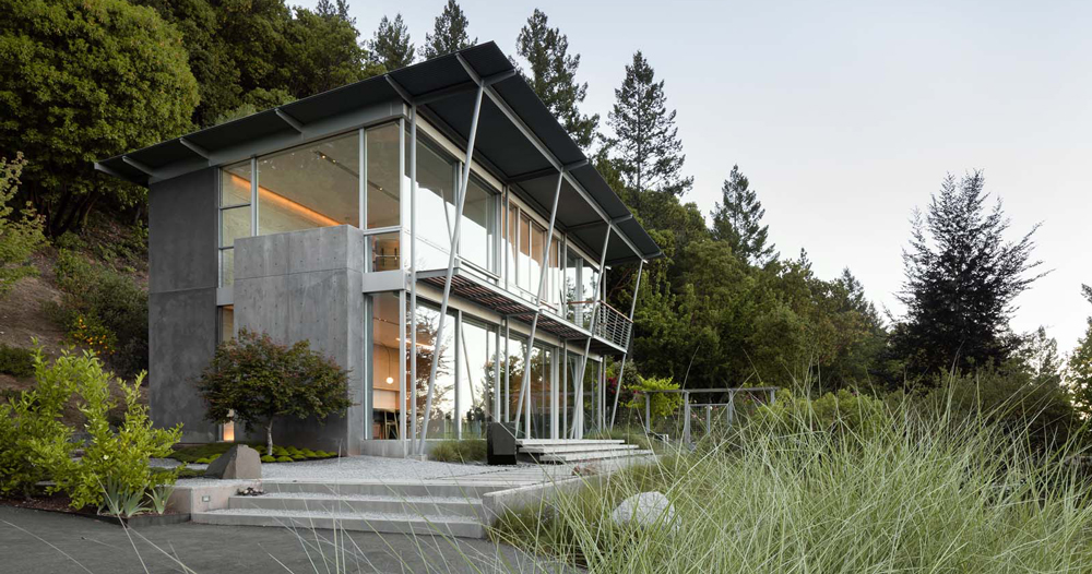404 error page deisgn example #379: feldman architecture’s ‘sunrise’ house overlooks sonoma county, california