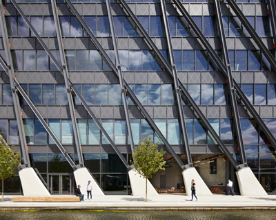 fletcher priest-designed 'brunel building' in london reveals its construction methods