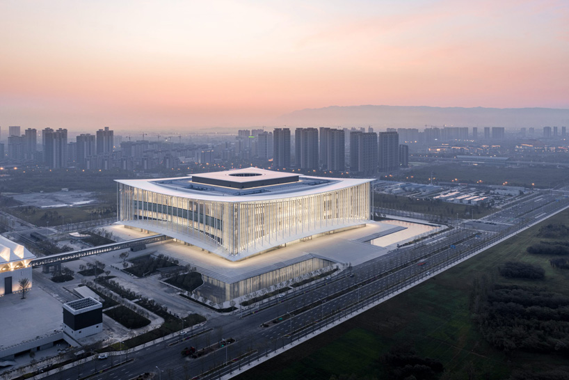birds eye view of the silk road international conference center