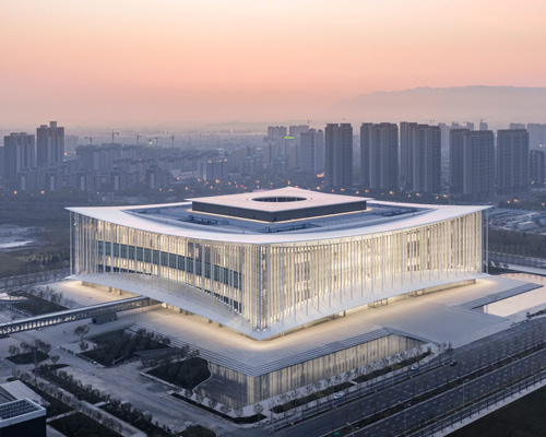 gmp architekten completes construction of silk road international conference center in china